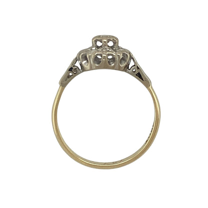 18ct Gold & Diamond Cluster Ring