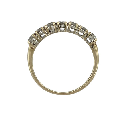 9ct Gold & Diamond Band Ring