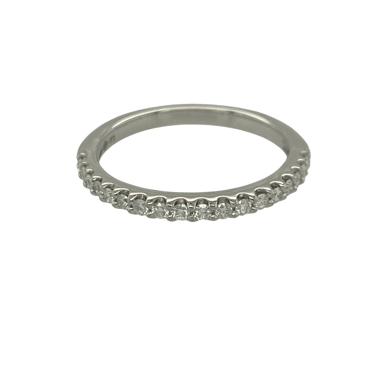 Platinum & Diamond Set Band Ring
