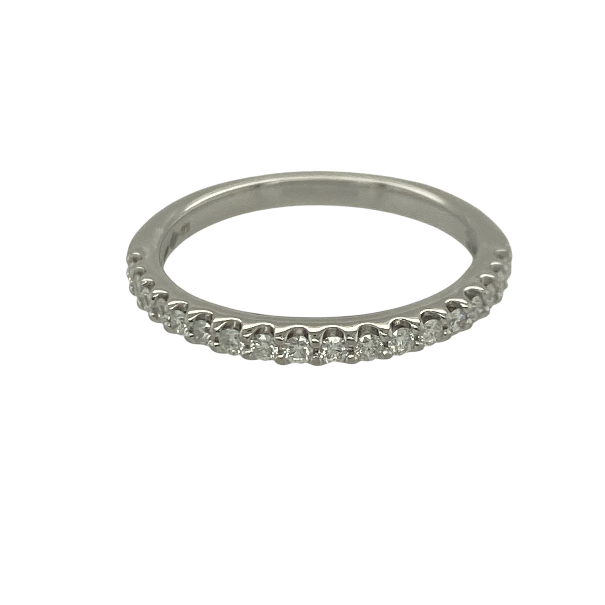 Platinum & Diamond Set Band Ring