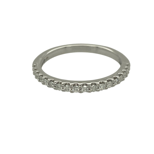 Platinum & Diamond Set Band Ring