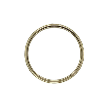 9ct Gold Patterned Band Ring