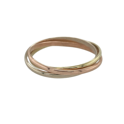 9ct Gold Three Band Ring