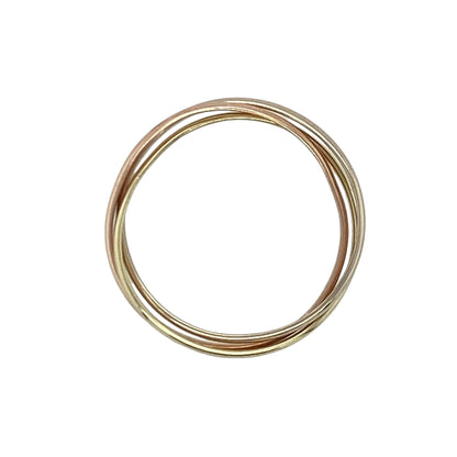 9ct Gold Three Band Ring
