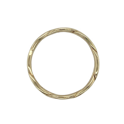 9ct Gold Open Celtic Knot Band Ring