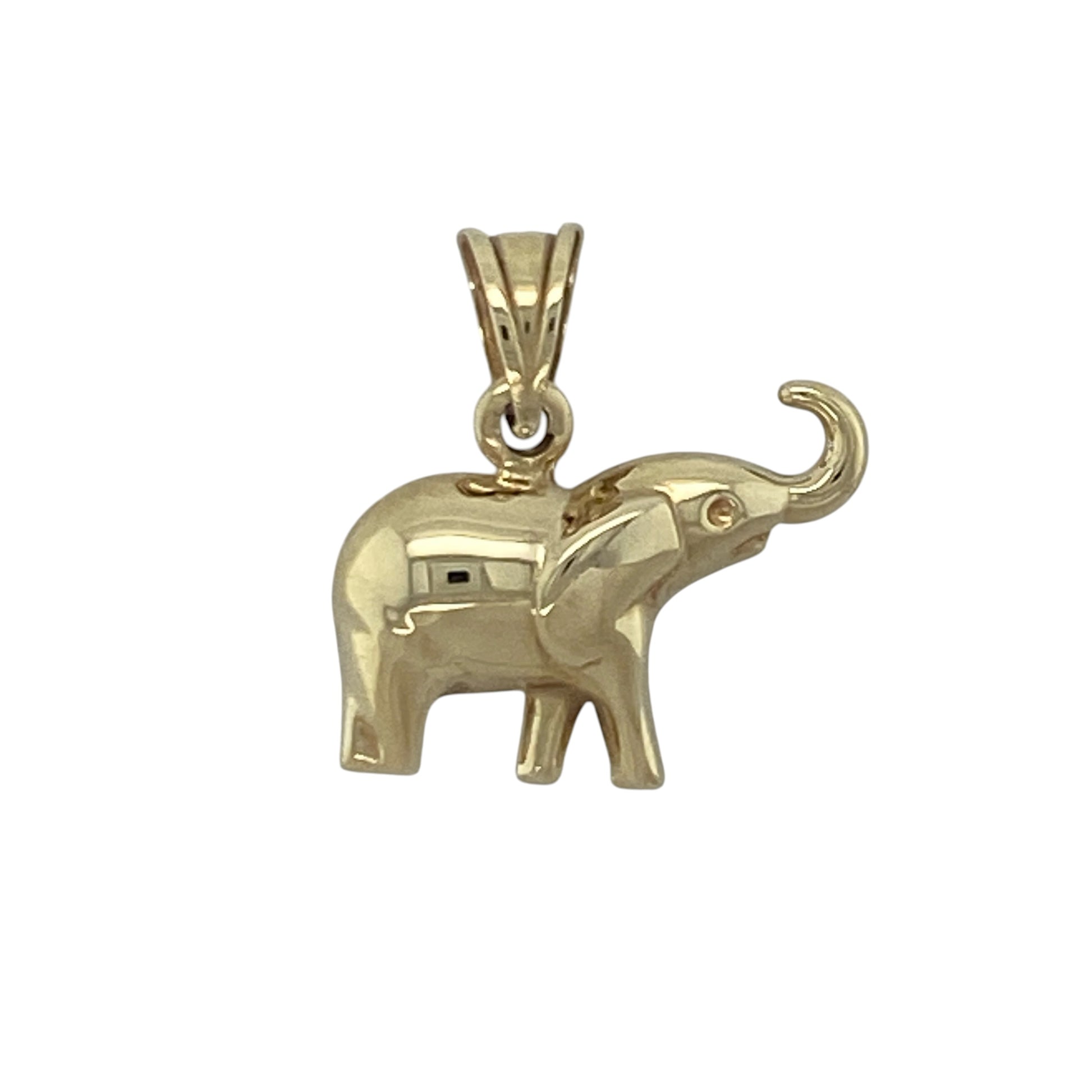 9ct Gold Elephant Pendant