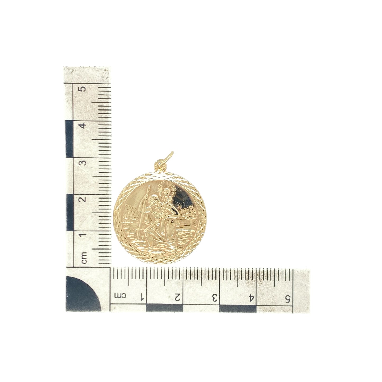 9ct Gold St Christopher Pendant