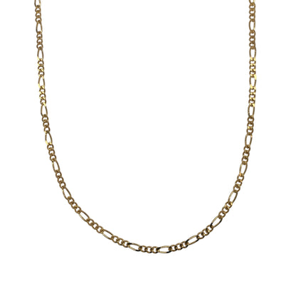 9ct Gold 18" Figaro Chain