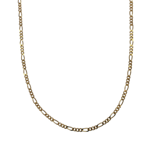 9ct Gold 18" Figaro Chain