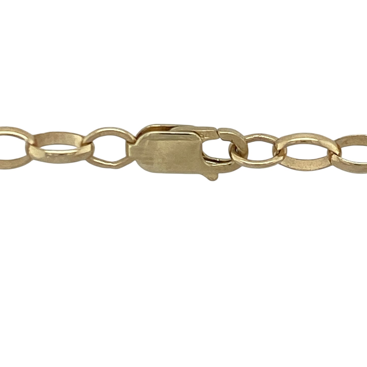 Add timeless style and substantial presence to your jewellery collection with this pre-owned 9ct yellow gold belcher chain, featuring a classic link design with enduring appeal—perfect for wearing alone, pairing with a favourite pendant, or making a statement with everyday elegance.

Design: The chain features traditional belcher links measuring approximately 4mm wide, creating a bold and distinctive appearance with a polished finish that catches the light beautifully.