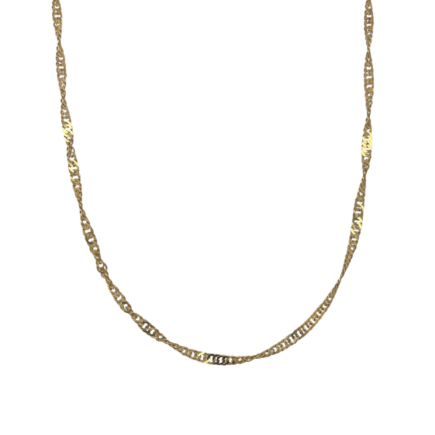 9ct Gold 18" Singapore Chain