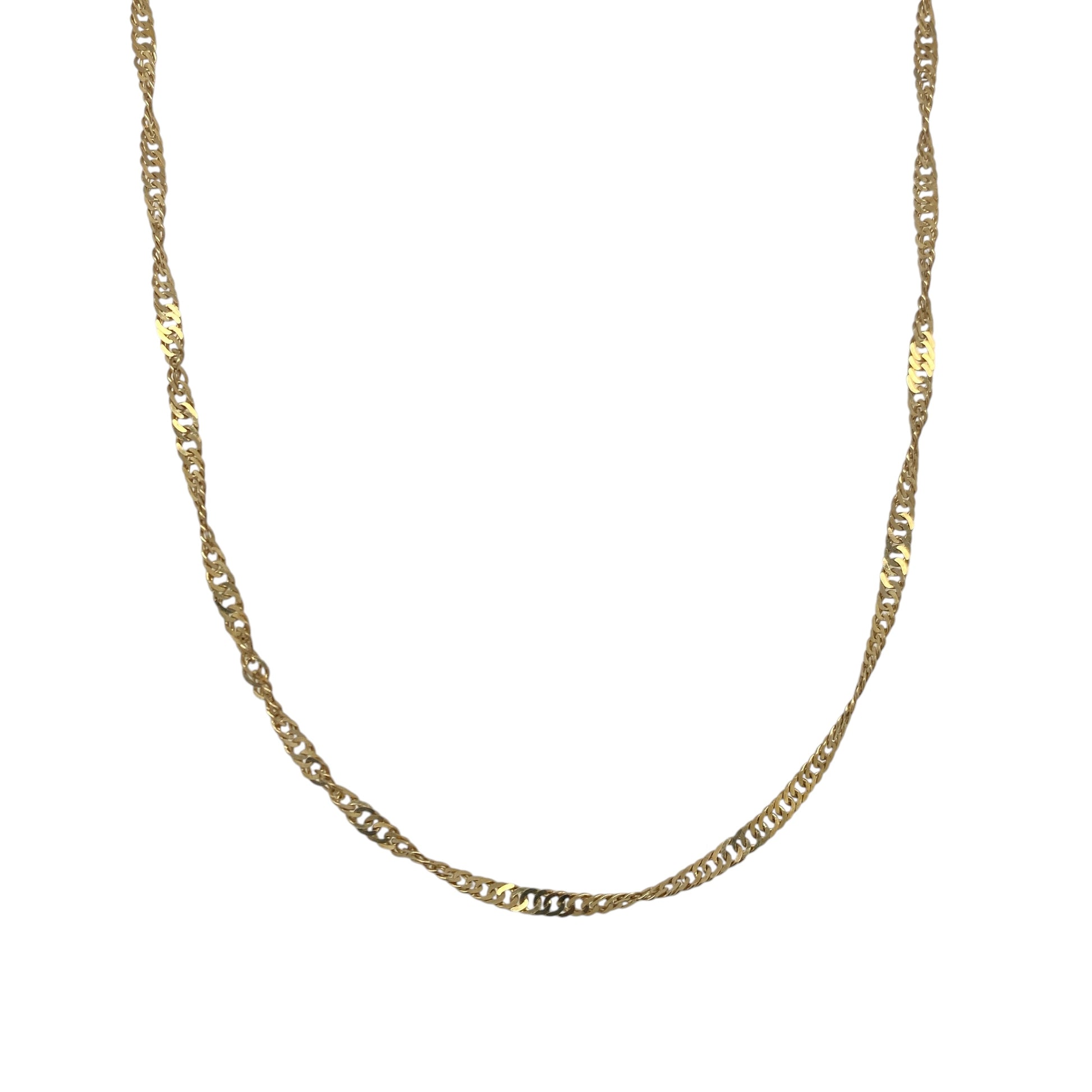 9ct Gold 18" Singapore Chain