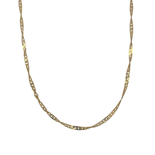 9ct Gold 18" Singapore Chain