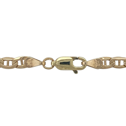 Add timeless character and everyday versatility to your jewellery collection with this pre-owned 9ct yellow gold anchor chain, featuring a classic maritime-inspired link design with enduring appeal—perfect for wearing alone, pairing with a favourite pendant, or layering with other necklaces.

Design: The chain features traditional anchor links measuring approximately 4mm wide, creating a distinctive and stylish appearance with a polished finish that catches the light beautifully.