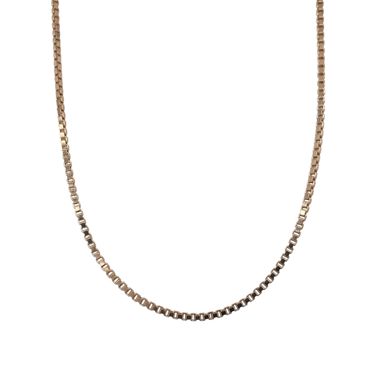 9ct Gold 20" Box Chain