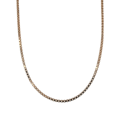 9ct Gold 20" Box Chain