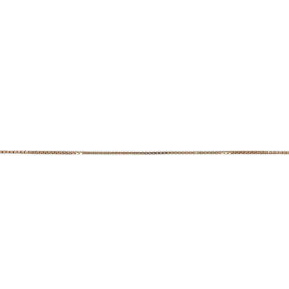 9ct Gold 20" Box Chain