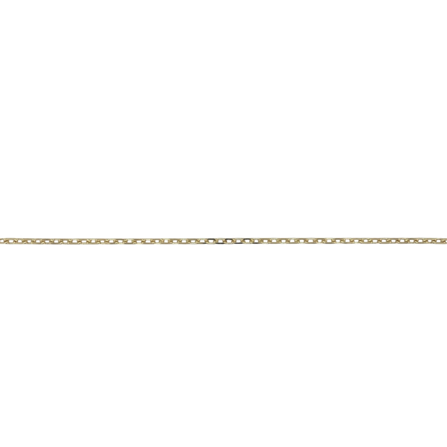 9ct Gold 22" Faceted Belcher Chain
