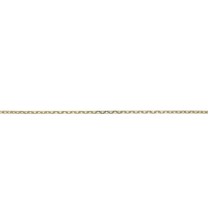 9ct Gold 22" Faceted Belcher Chain