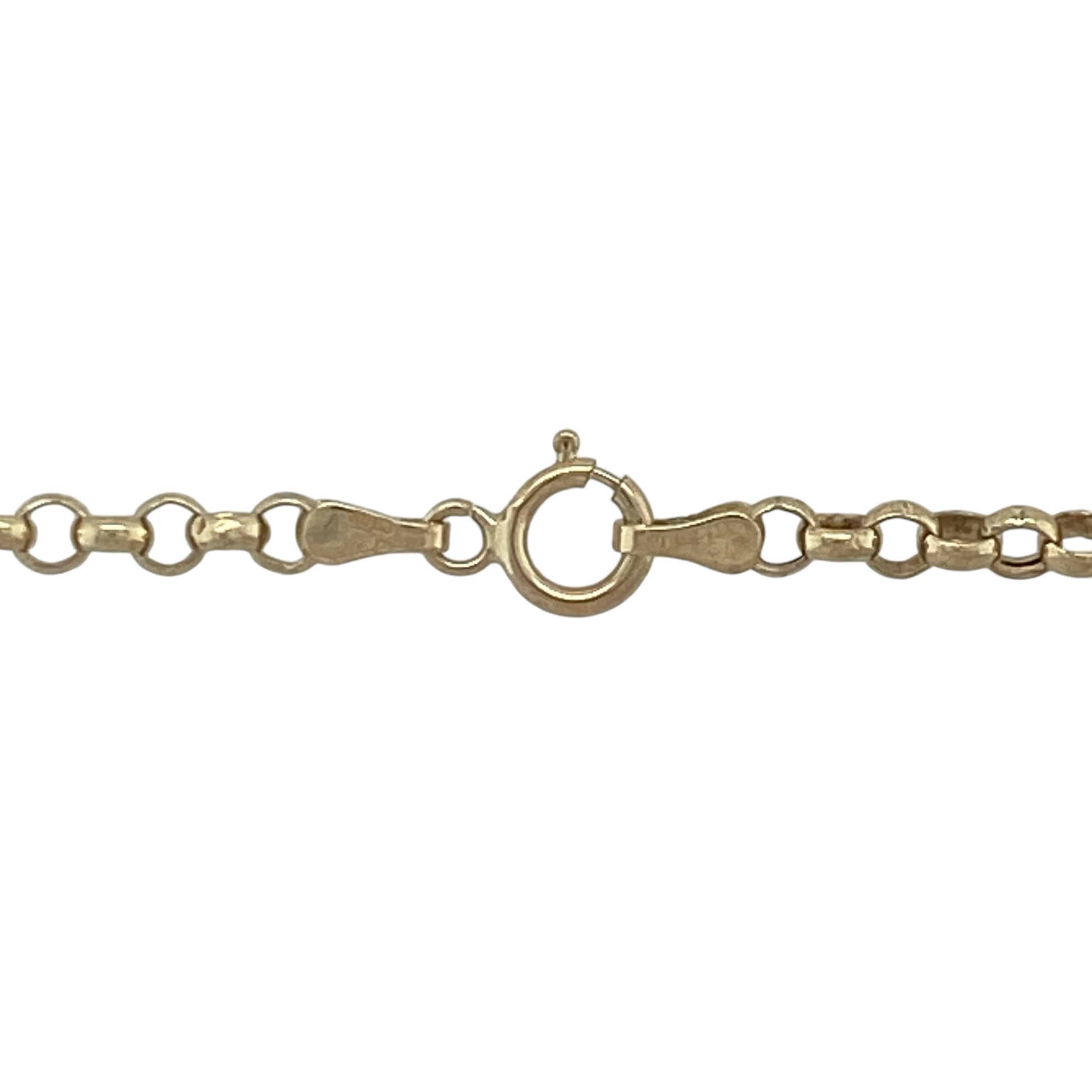 Add timeless style and everyday versatility to your jewellery collection with this pre-owned 9ct yellow gold belcher chain, featuring a classic link design with enduring appeal—perfect for wearing alone, pairing with a favourite pendant, or layering with other necklaces.

Design: The chain features traditional belcher links measuring approximately 2mm wide, creating a classic and elegant appearance with a polished finish that catches the light beautifully.