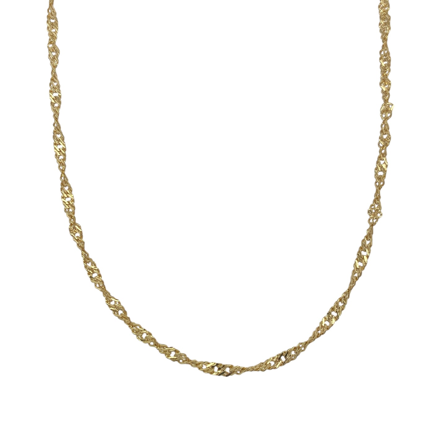 9ct Gold 24" Singapore Chain