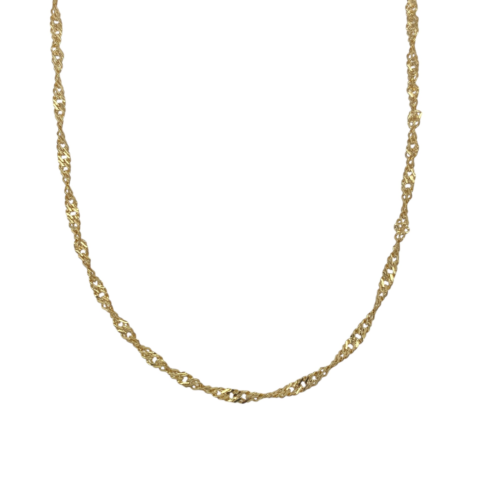 9ct Gold 24" Singapore Chain