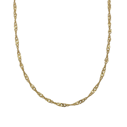 9ct Gold 24" Singapore Chain