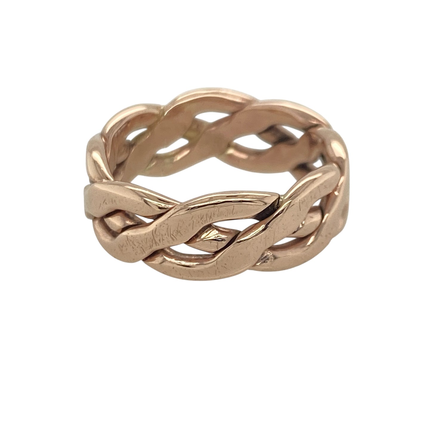 9ct Gold Cymru Gold Celtic Weave Band Ring