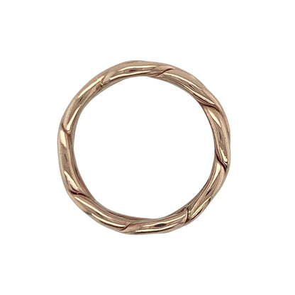 9ct Gold Cymru Gold Celtic Weave Band Ring