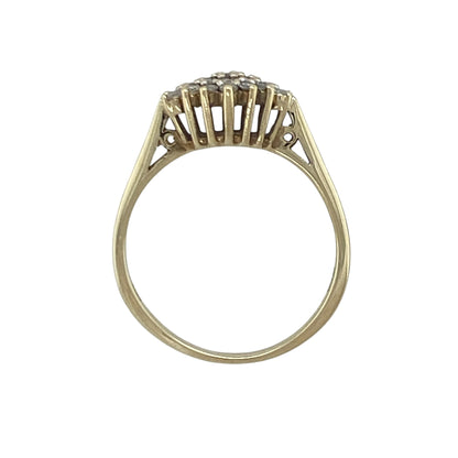 9ct Gold & Diamond Cluster Ring