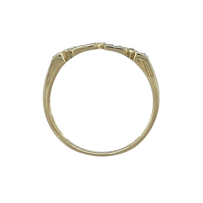 9ct Gold & Diamond Mum Ring