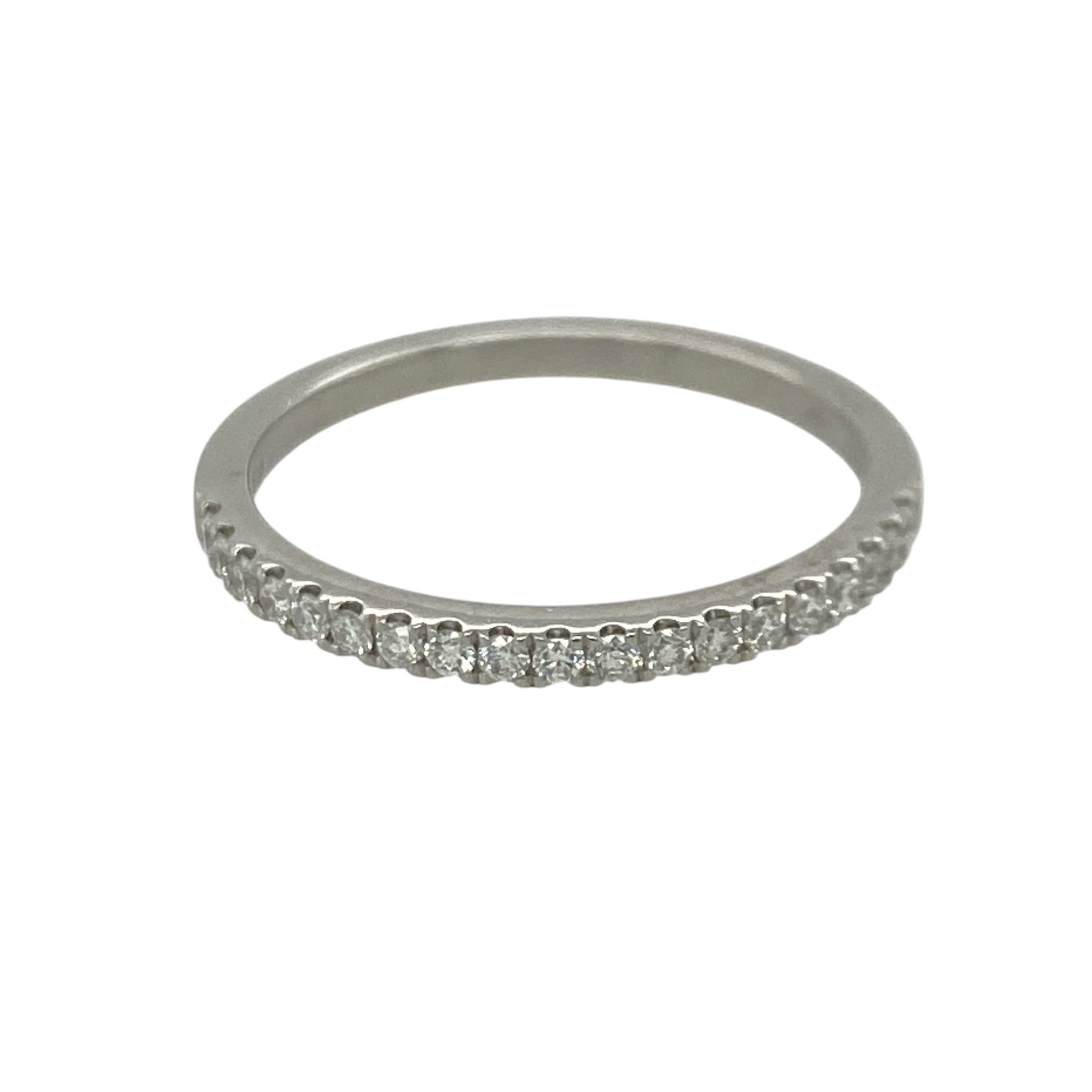 Platinum & Diamond Band Ring