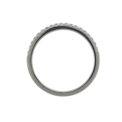 Platinum & Diamond Band Ring