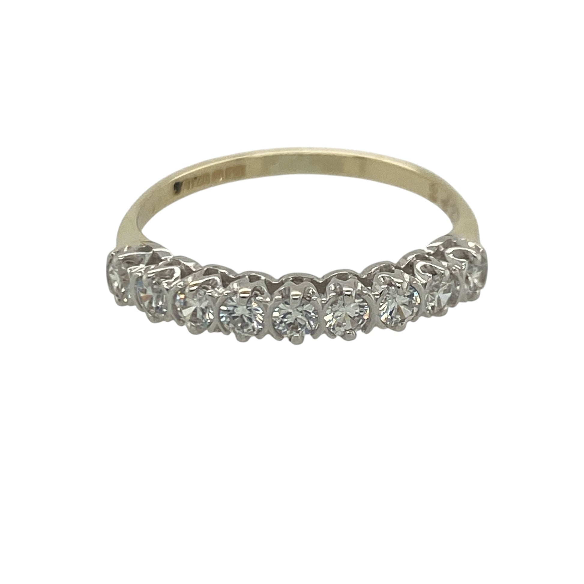 9ct Gold & Cubic Zirconia Band Ring