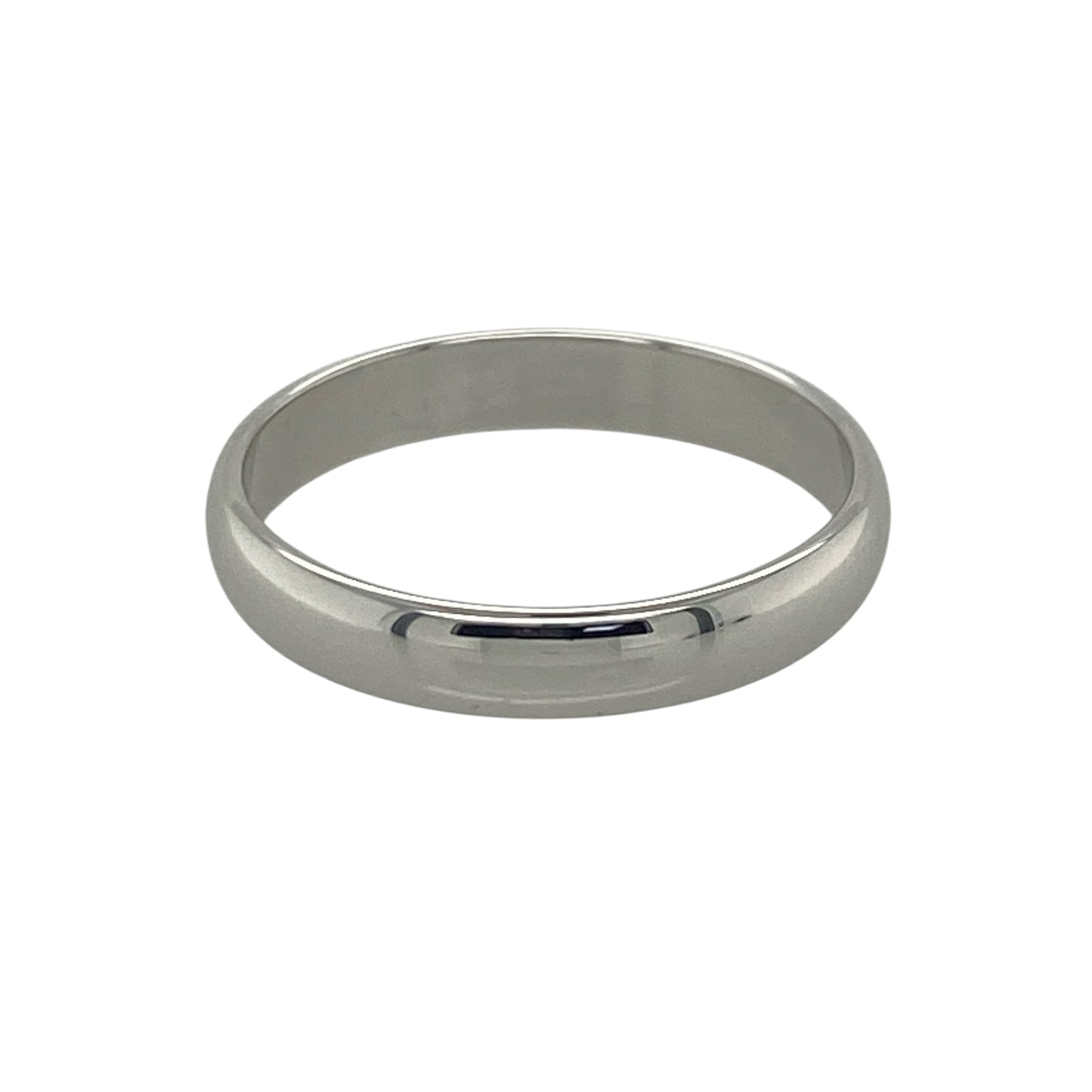 9ct White Gold 3mm Wedding Band Ring
