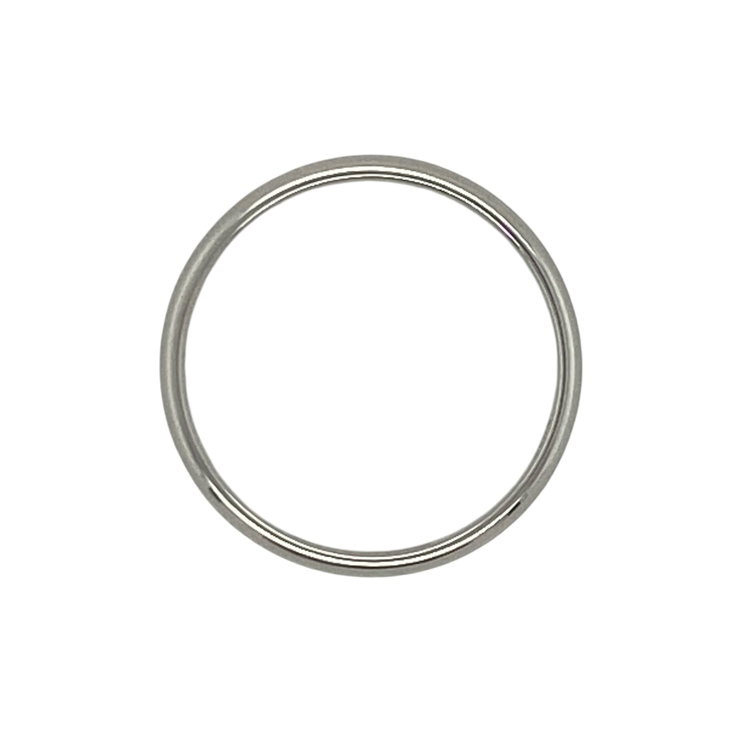 9ct White Gold 3mm Wedding Band Ring