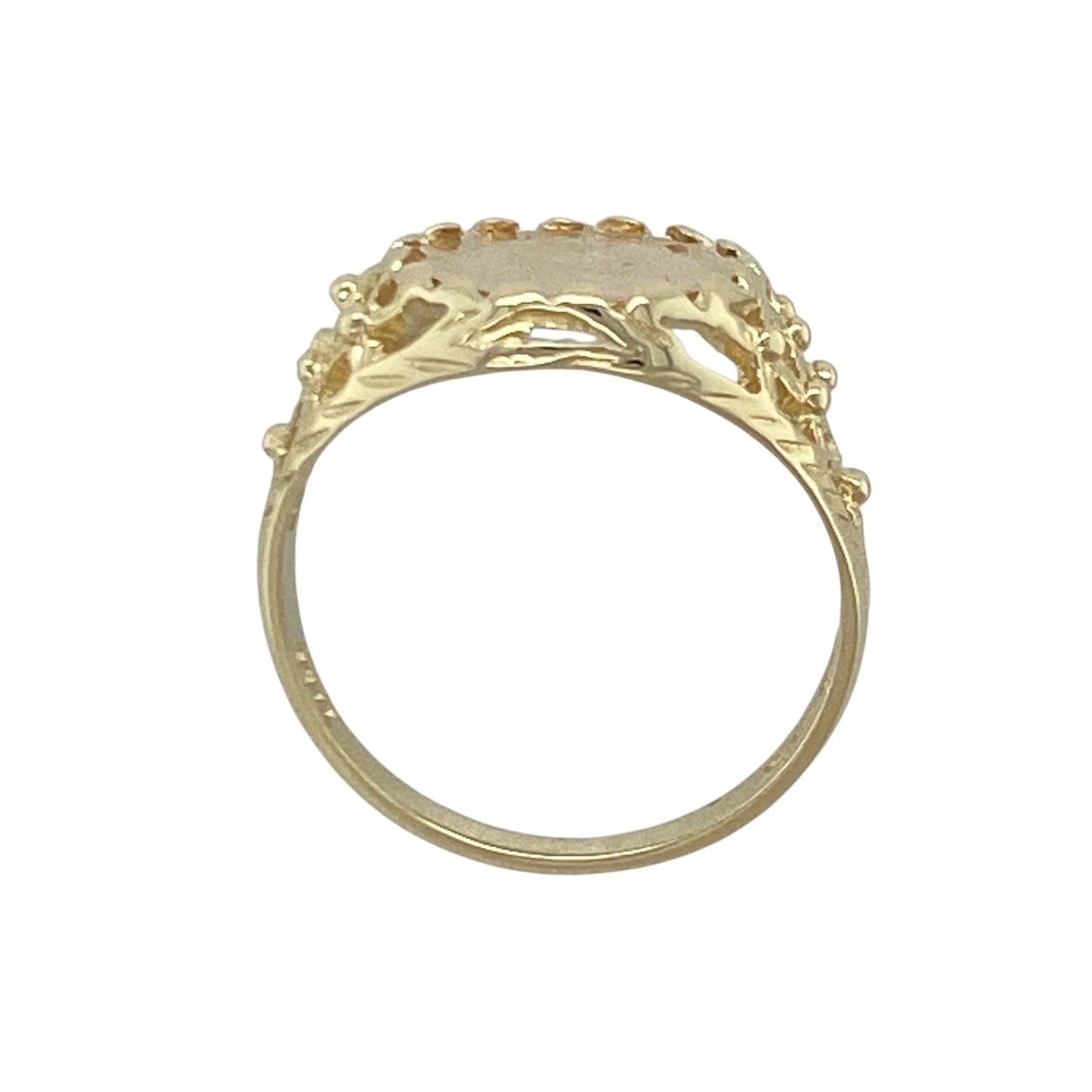 9ct Gold Coin Style Ring
