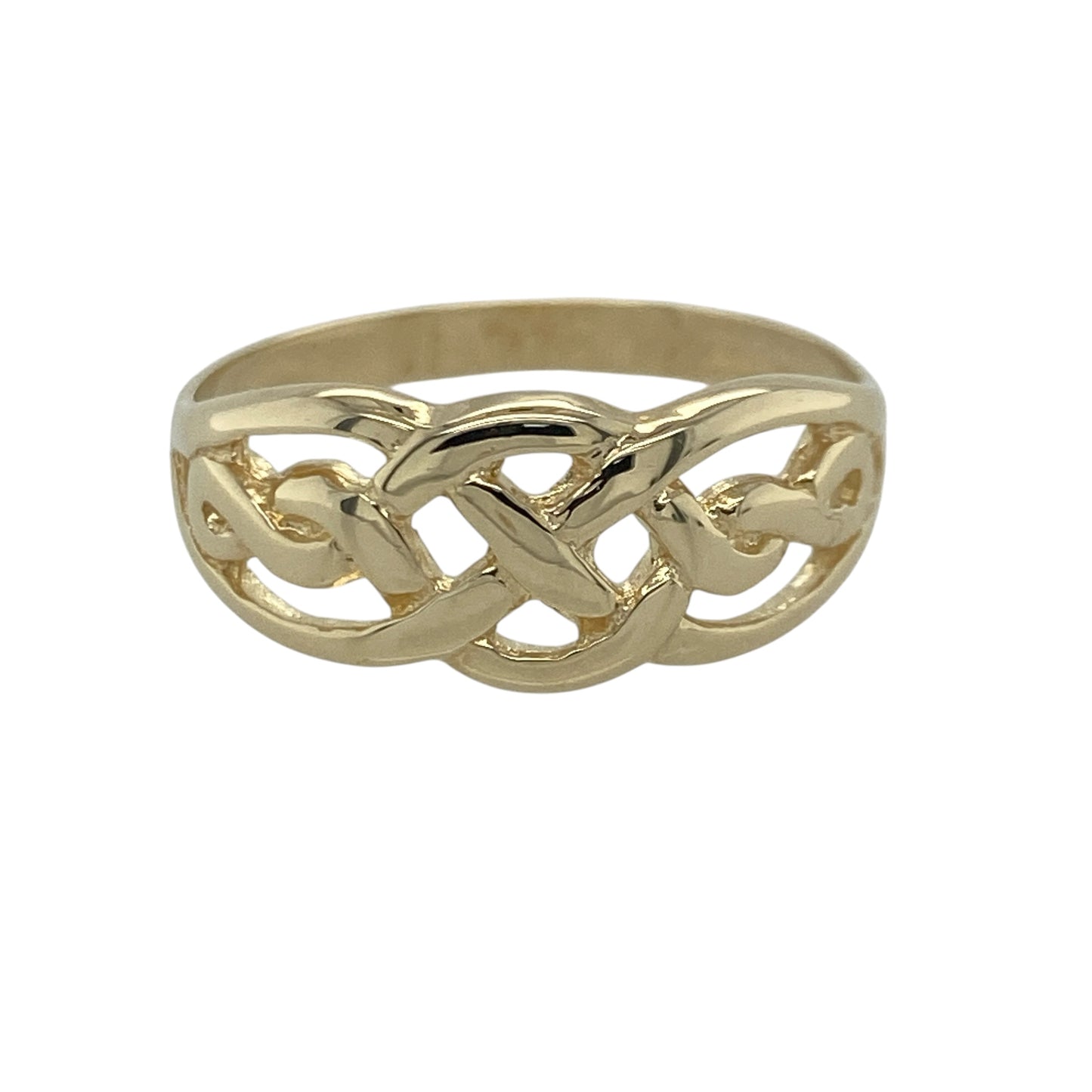 9ct Gold Celtic Knot Band Ring