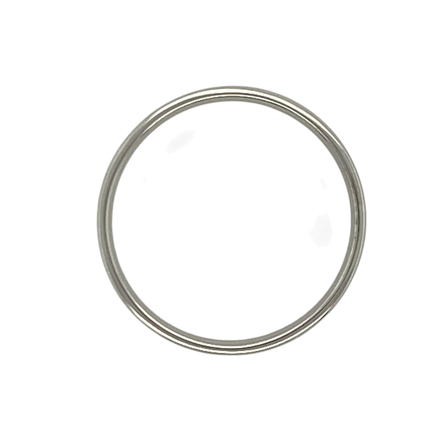 9ct White Gold 3mm Wedding Band Ring