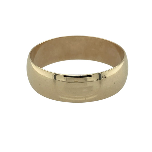 9ct Gold 7mm Wedding Band Ring