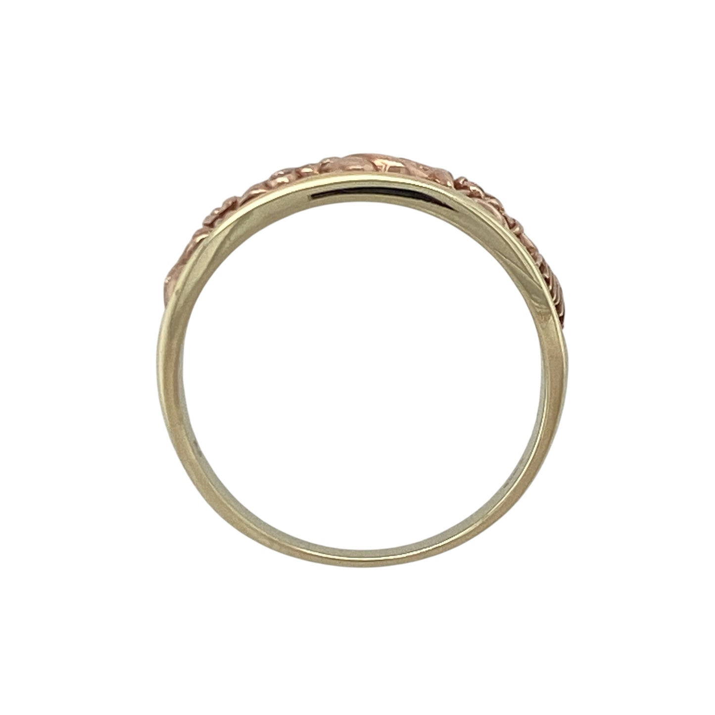 9ct Gold & Diamond Clogau Flower Band Ring