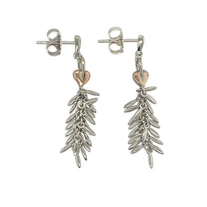 925 Silver Clogau Tree of Life Dangle Drop Earrings
