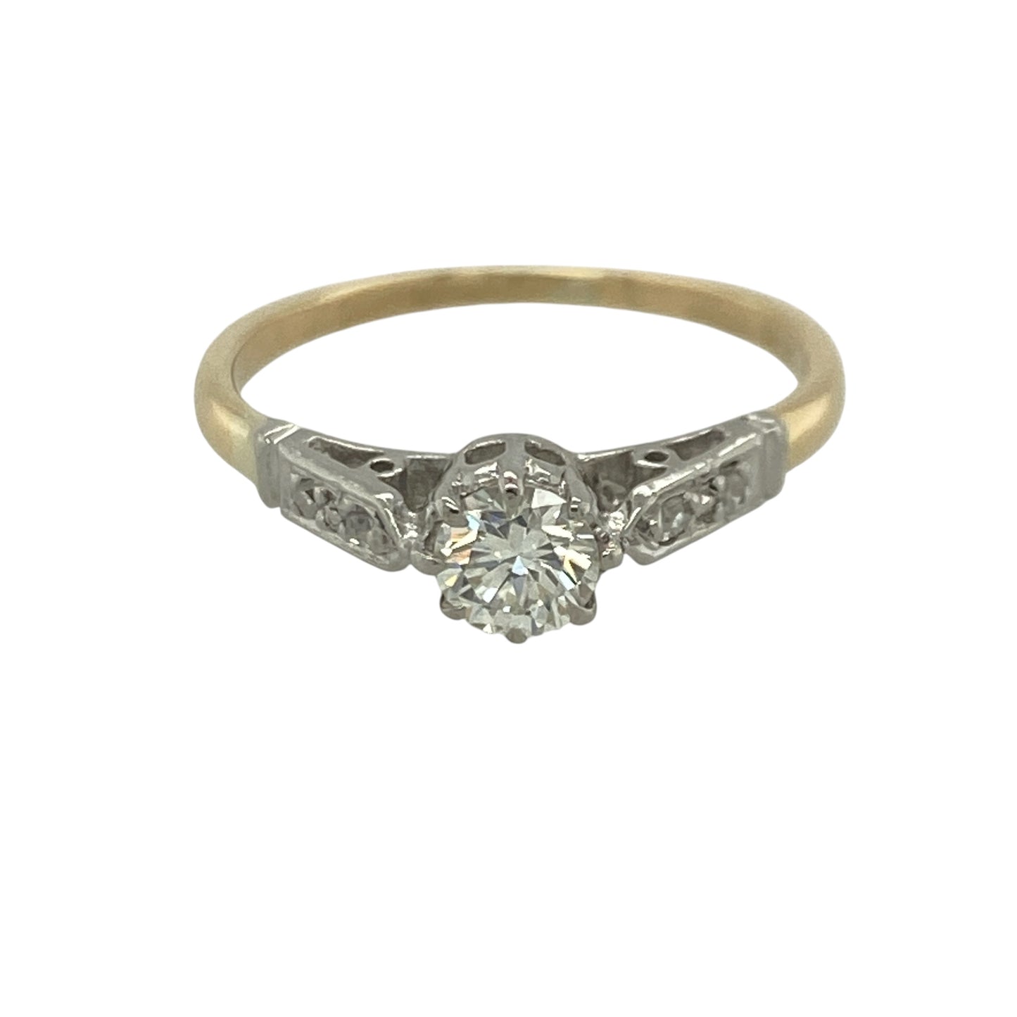 18ct Gold & Diamond Solitaire Ring