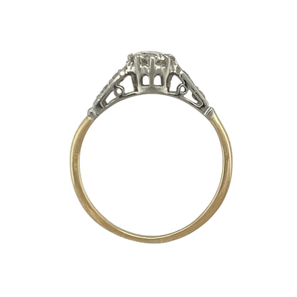 18ct Gold & Diamond Solitaire Ring