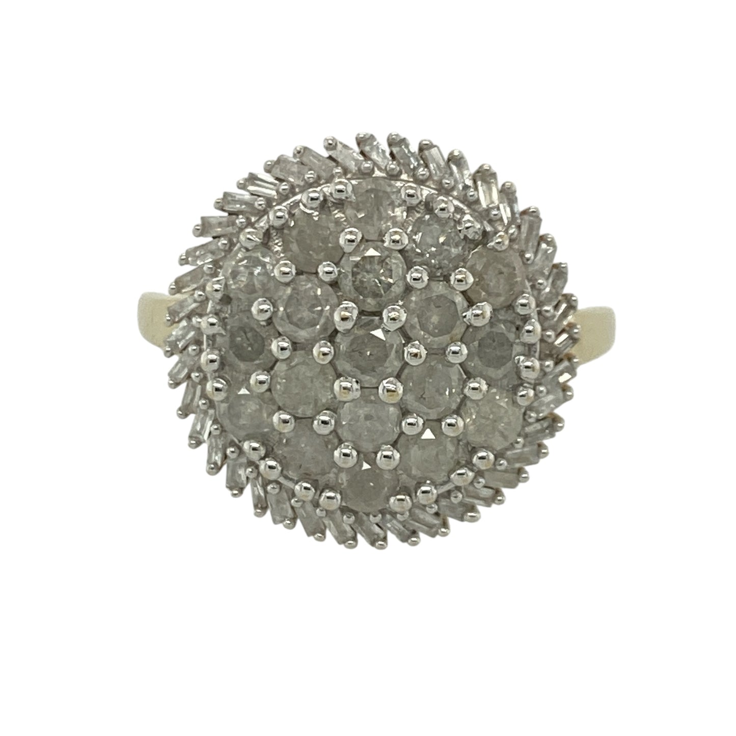 9ct Gold & Diamond Cluster Ring