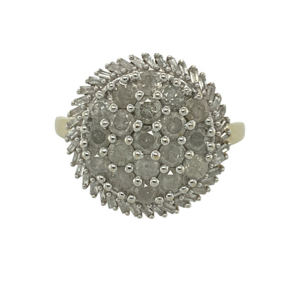 9ct Gold & Diamond Cluster Ring