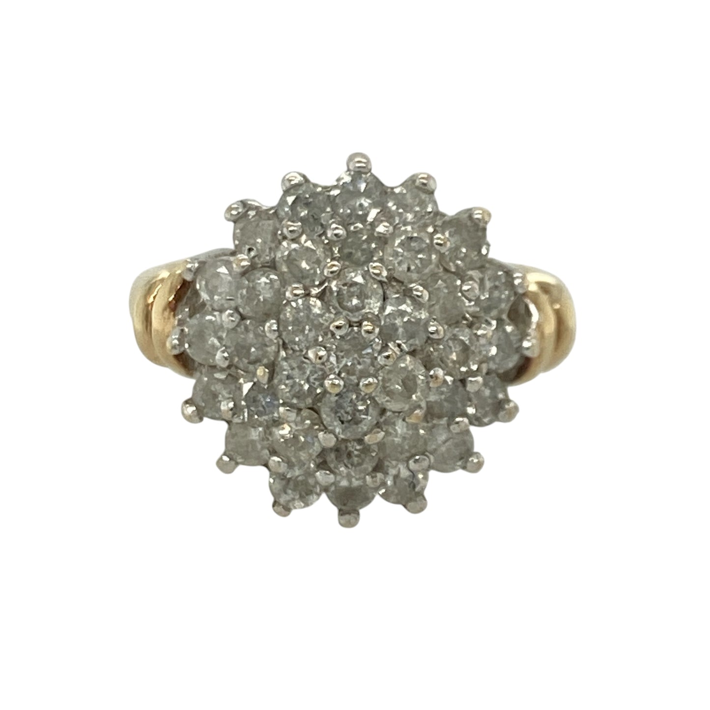 9ct Gold & Diamond Cluster Ring