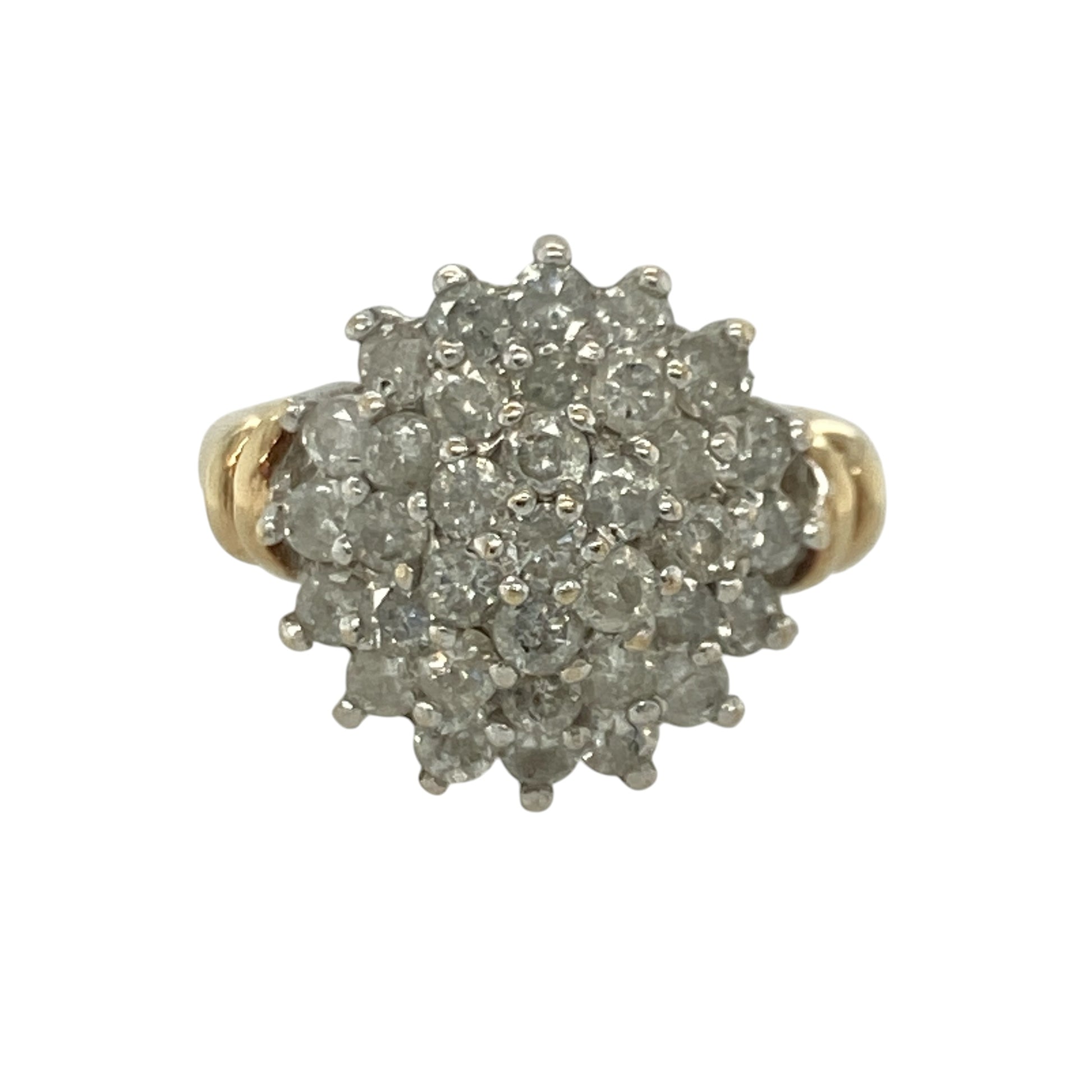 9ct Gold & Diamond Cluster Ring