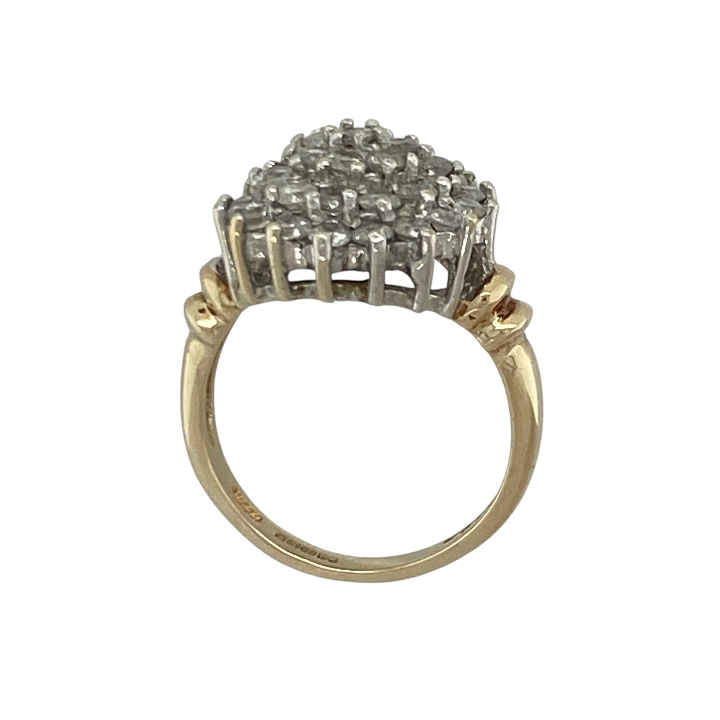 9ct Gold & Diamond Cluster Ring