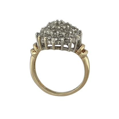 9ct Gold & Diamond Cluster Ring